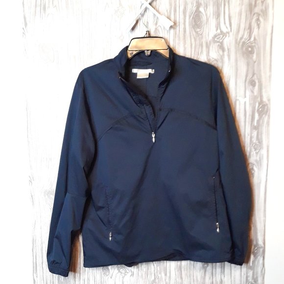 Nike Jackets & Blazers - 🏌️ Nike golf windbreaker women blue pullover 8-10